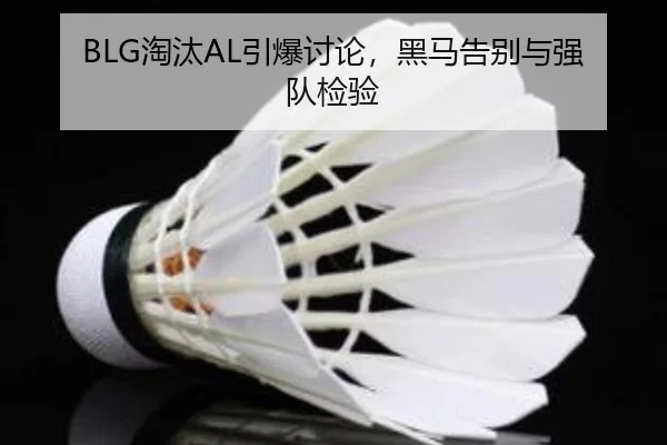 BLG淘汰AL引爆讨论，黑马告别与强队检验